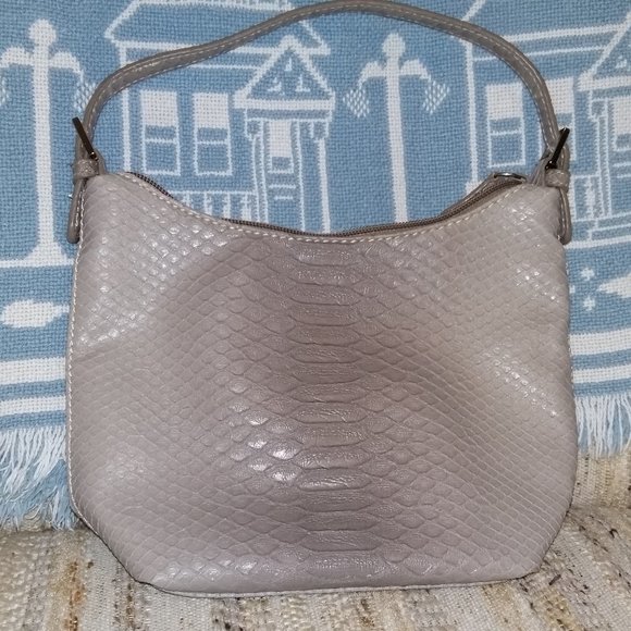 NINE WEST - neutral/tan small handbag. - Picture 2 of 3